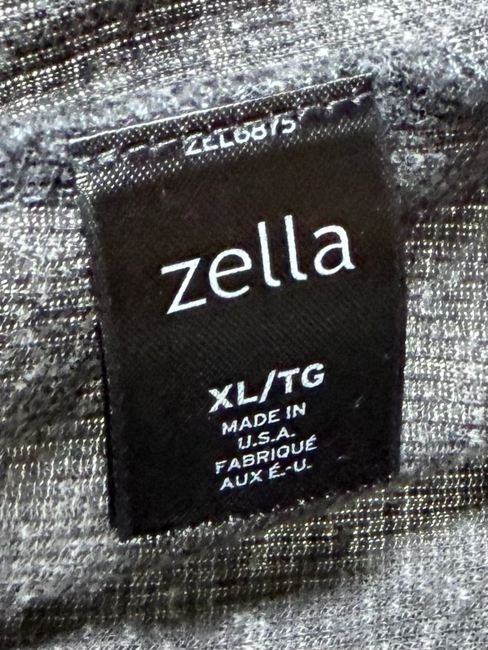 Zella Gray Ribbed Open Swing Cardigan XL Rib Trim lightweight Sweater Nordstrom - Picture 6 of 10